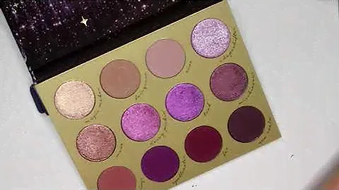 Colourpop Enchanted Palette Swatches