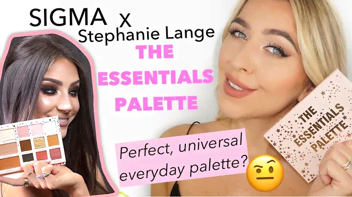 SIGMA x Stephanie Lange THE ESSENTIALS PALETTE | Review | Swatches| Tutorial (s)