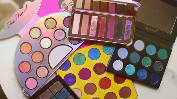BEST COLORFUL EYESHADOW PALETTES!