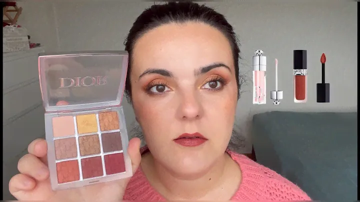 DIOR BACKSTAGE EYE PALETTE 010 Copper Essentials/ Viral glittery liquid lipstick