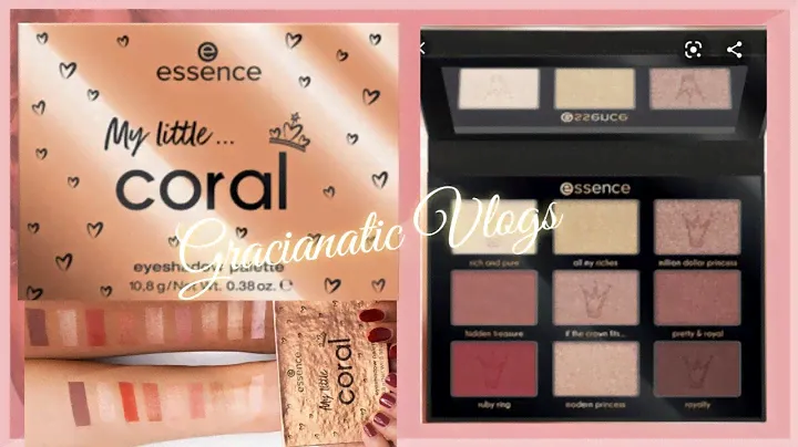 Essence my little coral eyeshadow palette / Catrice cosmetics