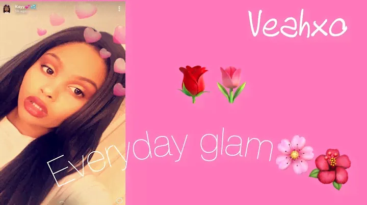 EVERY DAY GLAM MAKEUP FT. MAKEUP REV CHOCOLATE ROSEGOLD PALETTE