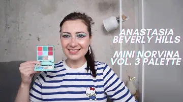 ANASTASIA BEVERLY HILLS // MINI NORVINA PRO PIGMENT PALETTE VOL. 3 / ОБЗОР ПАЛЕТКИ ТЕНЕЙ