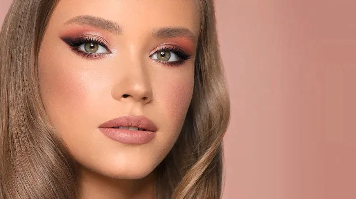 Rosy Smokey Eye Look Featuring the MINI BIBA EYESHADOW PALETTE | Natasha Denona Makeup