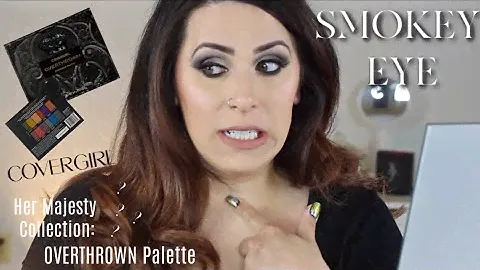 Smokey Eye Tutorial Using COVERGIRL OVERTHROWN Palette | It is good?