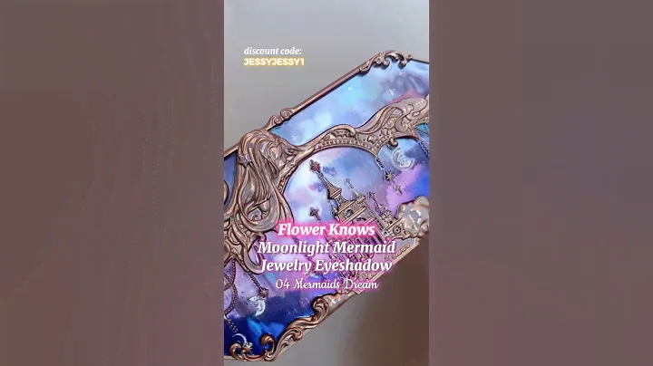 Flower Knows Moonlight Mermaid eyeshadow #flowerknows #cbeauty #chinesemakeup #makeup #eyeshadow