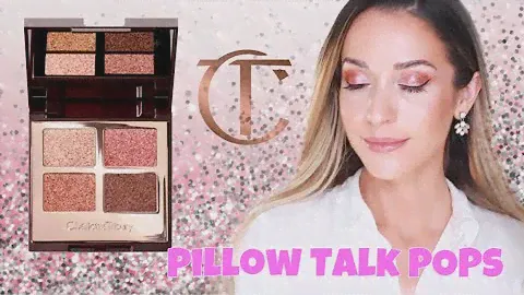 CHARLOTTE TILBURY PILLOW TALK PALETTE OF POPS FIRST IMPRESSION  & TUTORIAL