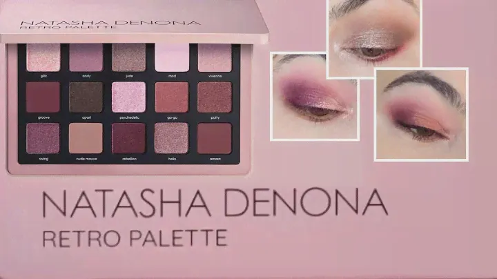 NATASHA DENONA RETRO PALETTE | Первые впечатления, свотчи, сравнения, три макияжа на нависших веках