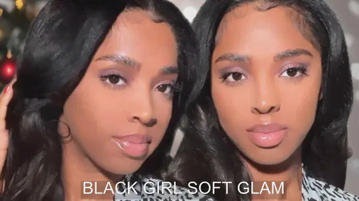 Natural Soft Glam Makeup Tutorial for Black Women!  Easy Steps & Affordable Products *Detailed*