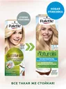 Крем-краска для волос Palette Naturals L6-0 (100) Скандинавский блондин с фруктовым ароматом 110мл+10г