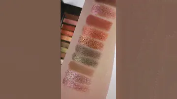 Charlotte Tilbury Smokey Eyes are Forever Palette Swatches #SHORT