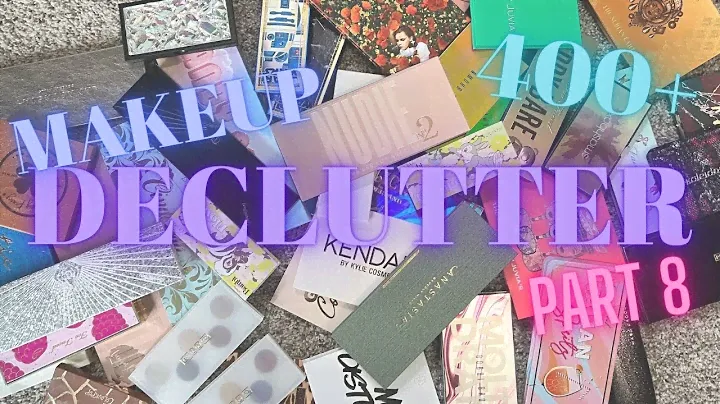 Shocking Eyeshadow Palette Declutter Part 8 - 400+ Collection & Swatches