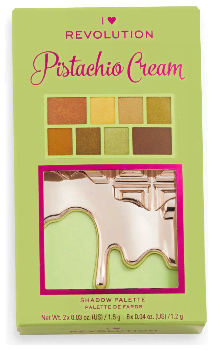I Heart Revolution Палетка теней для век Mini Chocolate Palette Pistachio Cream-1