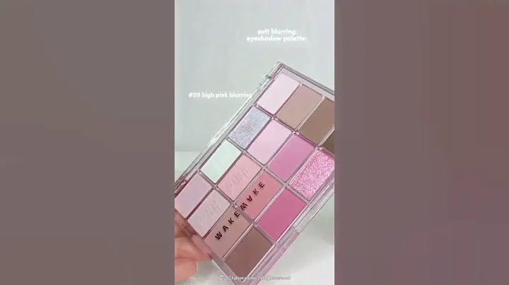 WAKEMAKE EYESHADOW PALETTE • KBEAUTY ♡ #makeup #koreanmakeup #eyeshadowpalette #wakemake