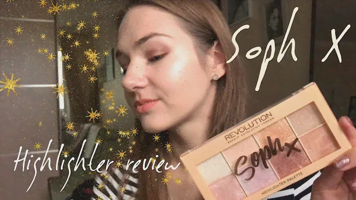 Makeup Revolution - Soph X Highlighter palette // Лучшая бюджетная палетка хайлайтеров