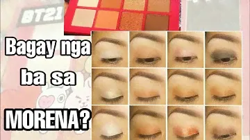 Vice Cosmetics X BT21 on MORENA Skin | eyeshadow palette swatches only