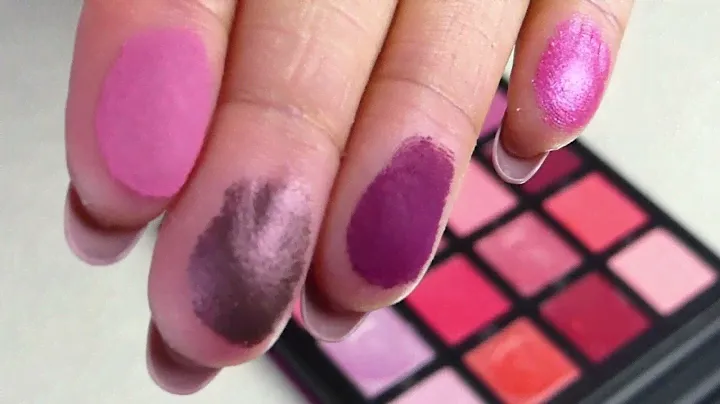 BEAUTY BAY BERRIES Live Palette Swatches