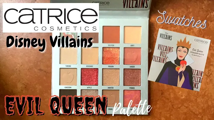 Catrice x Disney Villains Evil Queen eyeshadow palette swatches