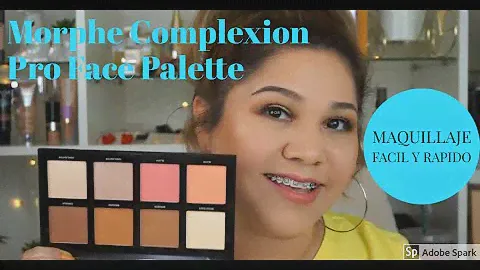 Maquillaje Facil Y Rapido Usando Morphe 8M Complexion Pro Face Palette| Elis Vlogs