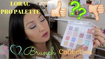 Lorac Pro Brunch Palette Demo & Review | leecestylz