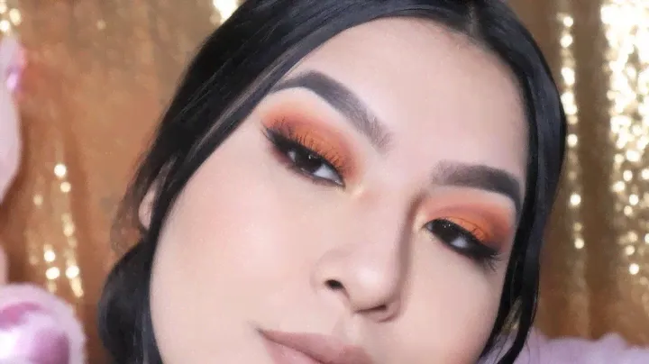 BURNT ORANGE CUT CREASE MAKEUP TUTORIAL  ; PROFUSION SIENNAS PALETTE
