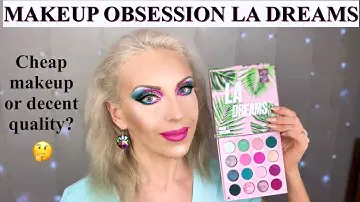 MAKEUP OBSESSION LA DREAMS PALETTE REVIEW, TUTORIAL