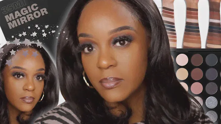 SOFT GRAY EYES AND LIPS *NEW MORPHE 35MI MAGIC MIRROR PALETTE* BEGINNER FRIENDLY‼️