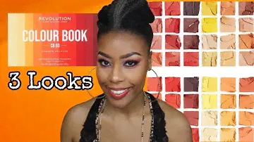 MAKEUP REVOLUTION Colourbook Shadow Palette 03 ♡ 3 LOOKS