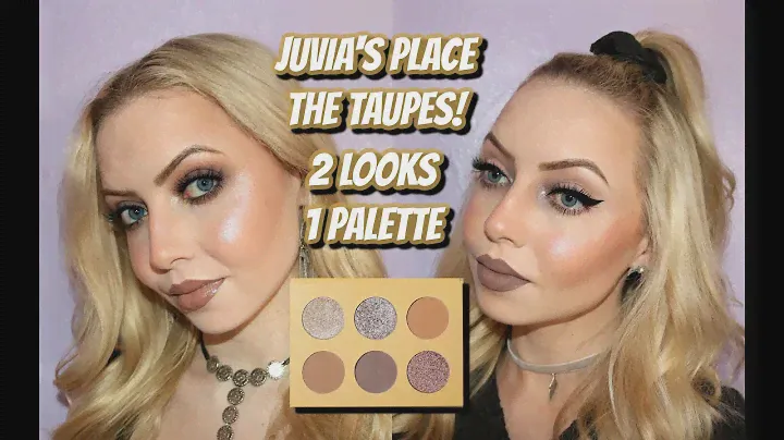Juvia's Place The Taupes | 2 Looks 1 Palette