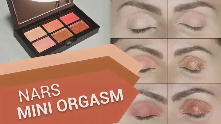 Палетка теней NARS MINI ORGASM — все свотчи на веки!