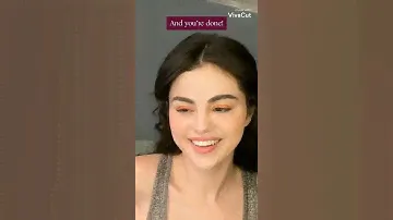 Selena Gomez tries Magnetic Spirit Eyeshadow Palette from Rare beauty ✨