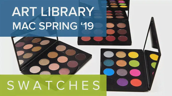 MAC ART LIBRARY PALETTES SWATCHES | Spring 2019 ♫
