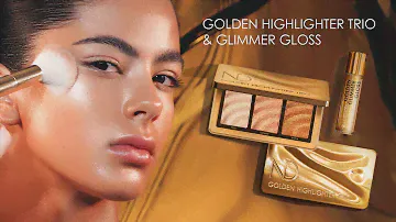 Introducing the ND GOLDEN HIGHLIGHTER TRIO & GOLDEN GLIMMER GLOSS  | Natasha Denona Makeup