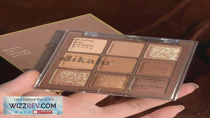 DIKALU 9-Color Eyeshadow Palette Shimmer & Matte Smudge Proof Eye Shadow Makeup Review