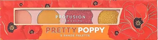 Lidschatten-Palette - Profusion Cosmetics Blooming Hues 5-Shade Palette Romantic Rose-1