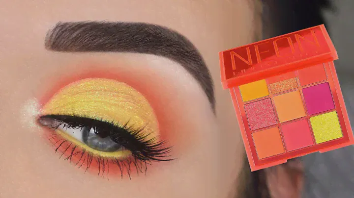 Huda Beauty NEON Orange Obsessions Palette | Eye Makeup Tutorial