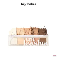 Палетка теней для век в нюдовых оттенках UNLEASHIA Mood Shower Eye Palette #3 Nude Shower