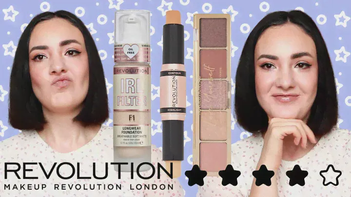 Makeup Revolution IRL Filter Foundation | Fast Base Contour Stick | Glam Palette Love Yourself