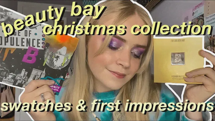 BEAUTY BAY AGE OF OPULENCE PALETTE SWATCHES AND FIRST IMPRESSIONS + golden age palette swatches