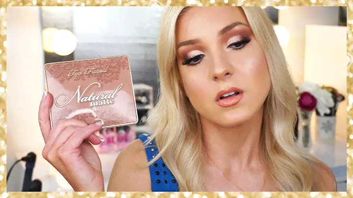 Too Faced NATURAL MATTE EYESHADOW PALETTE TUTORIAL