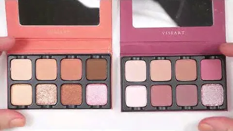 VISEART Solstice & Midsommer Palettes Live SWATCHES