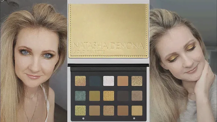 Natasha Denona Gold Palette. Три макияжа одной палеткой.