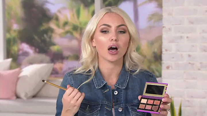 Tarte Tartelette Flirt Palette w/ Eyeshadow Brush on QVC
