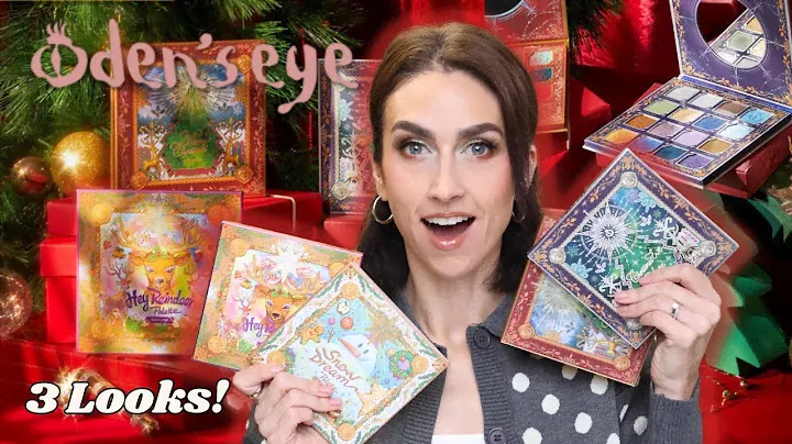 ODEN'S EYE HOLIDAY COLLECTION 2023! & A SURPRISE!!!!! | 3 Looks, Swatches & Close Ups!