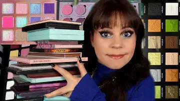 Ranking my last 16 palettes... a LOT of which I havent done dedicated videos with