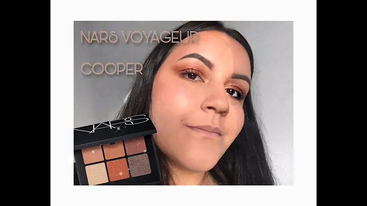 NARS Voyageur Cooper - maquiagem usando a paleta.