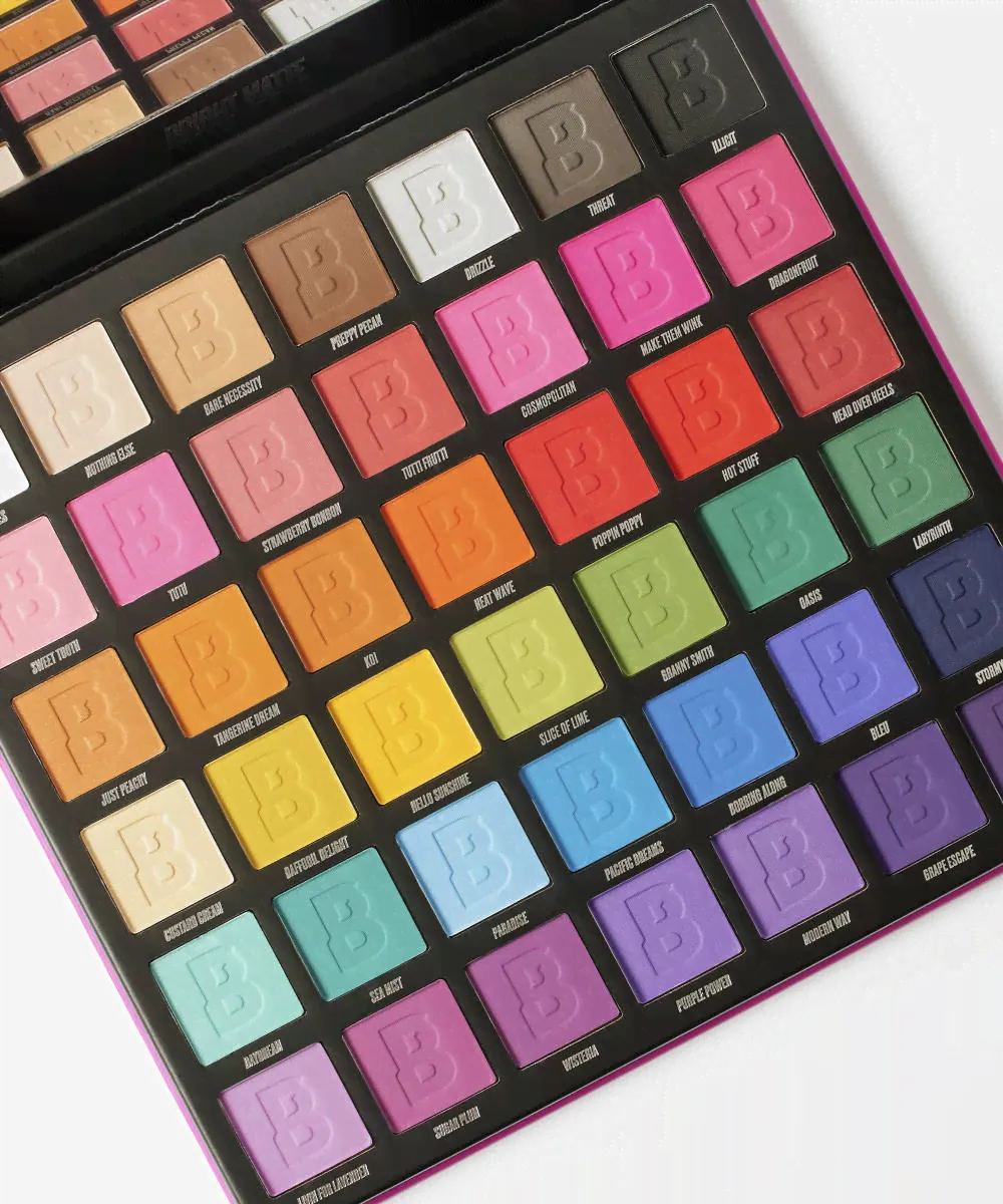 Палетка матовых теней Beauty Bay - Bright Matte 42 Color Palette-0