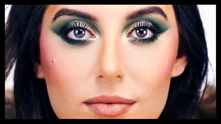 GIVE ME ALL THE GREEN!!! | Makeup Revolution Forever Flawless Good Vibes Palette + Tutorial