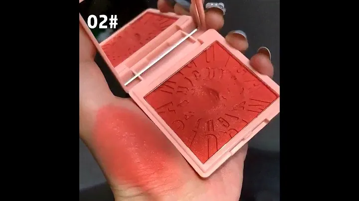 Makeup blush palette face contour cheek blusher shimmer glitter highlighter bronzer paleta de powder