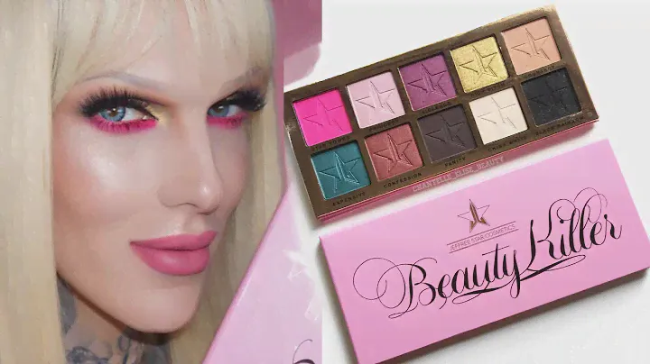 Jeffree Star Cosmetics обзор на новую палетку BEAUTY KILLER EYESHADOW PALETTE